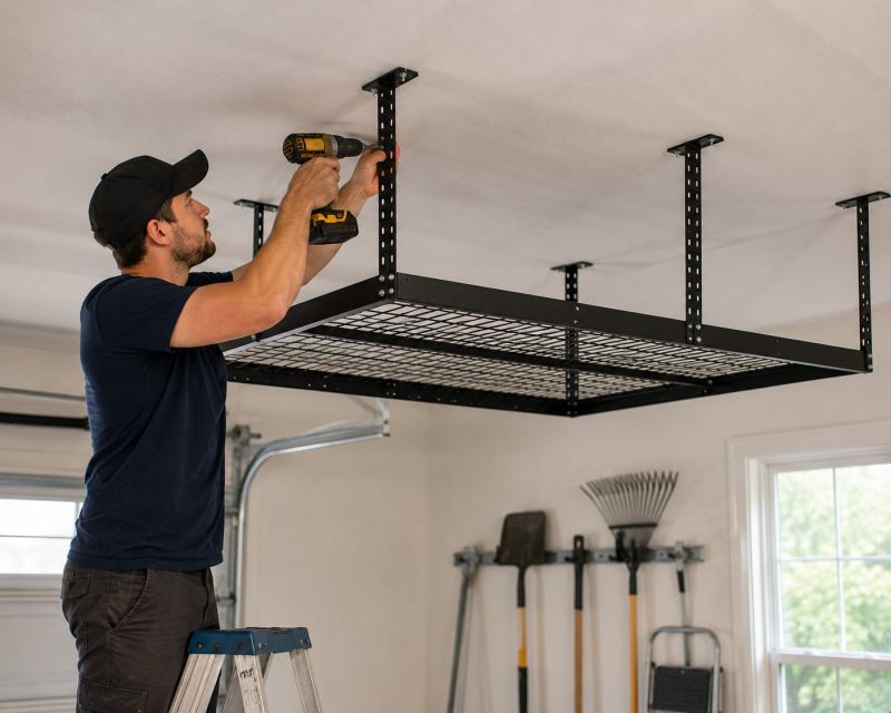 Garage Tool Rack Installation in Greensboro, NC
