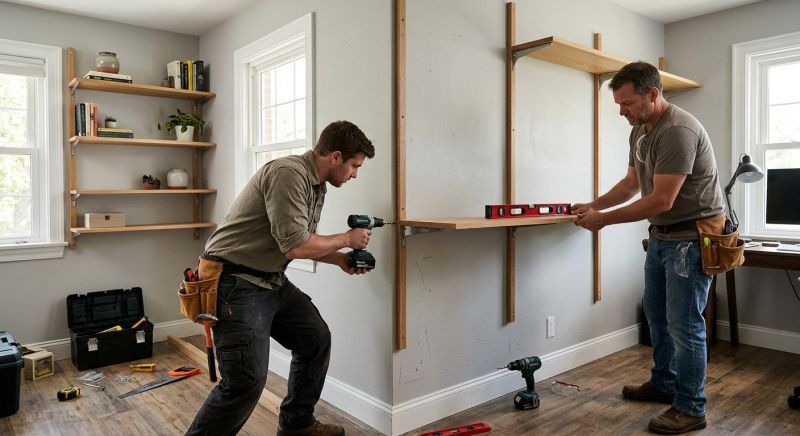 Overhead Shelving Installation in Annapolis, MD