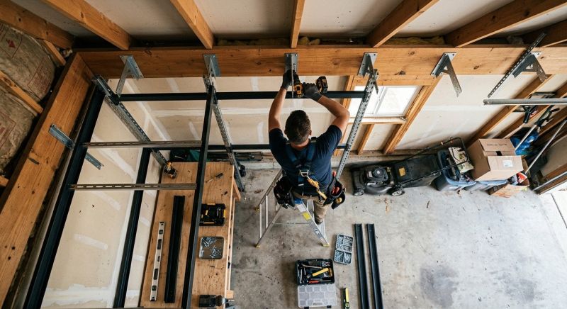 Overhead Shelving Installation in Alexandria, VA